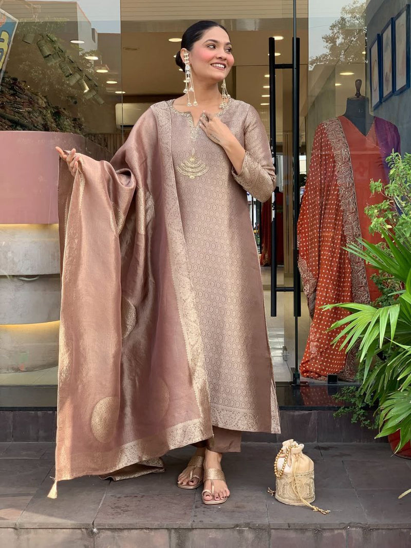 Women’s Banarasi Silk Suit Set