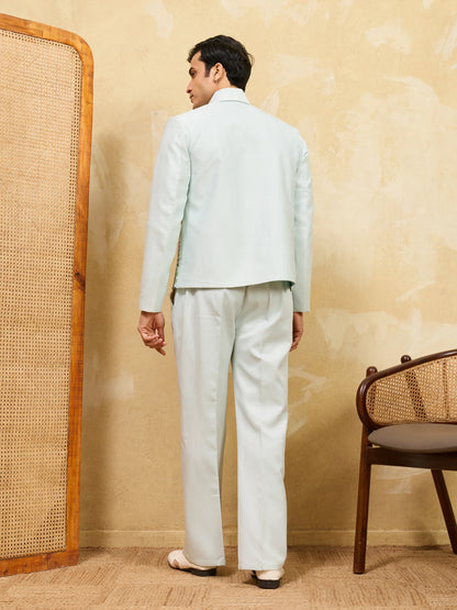 Elegant Exclusive Sky Bomber Jacket with Pant for Men