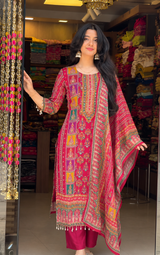 Very Delightful Premium Silk Handwork Suit Set for Women