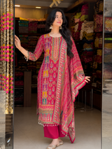 Very Delightful Premium Silk Handwork Suit Set for Women