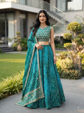Rama Bloom Royale Georgette Lehenga Set
