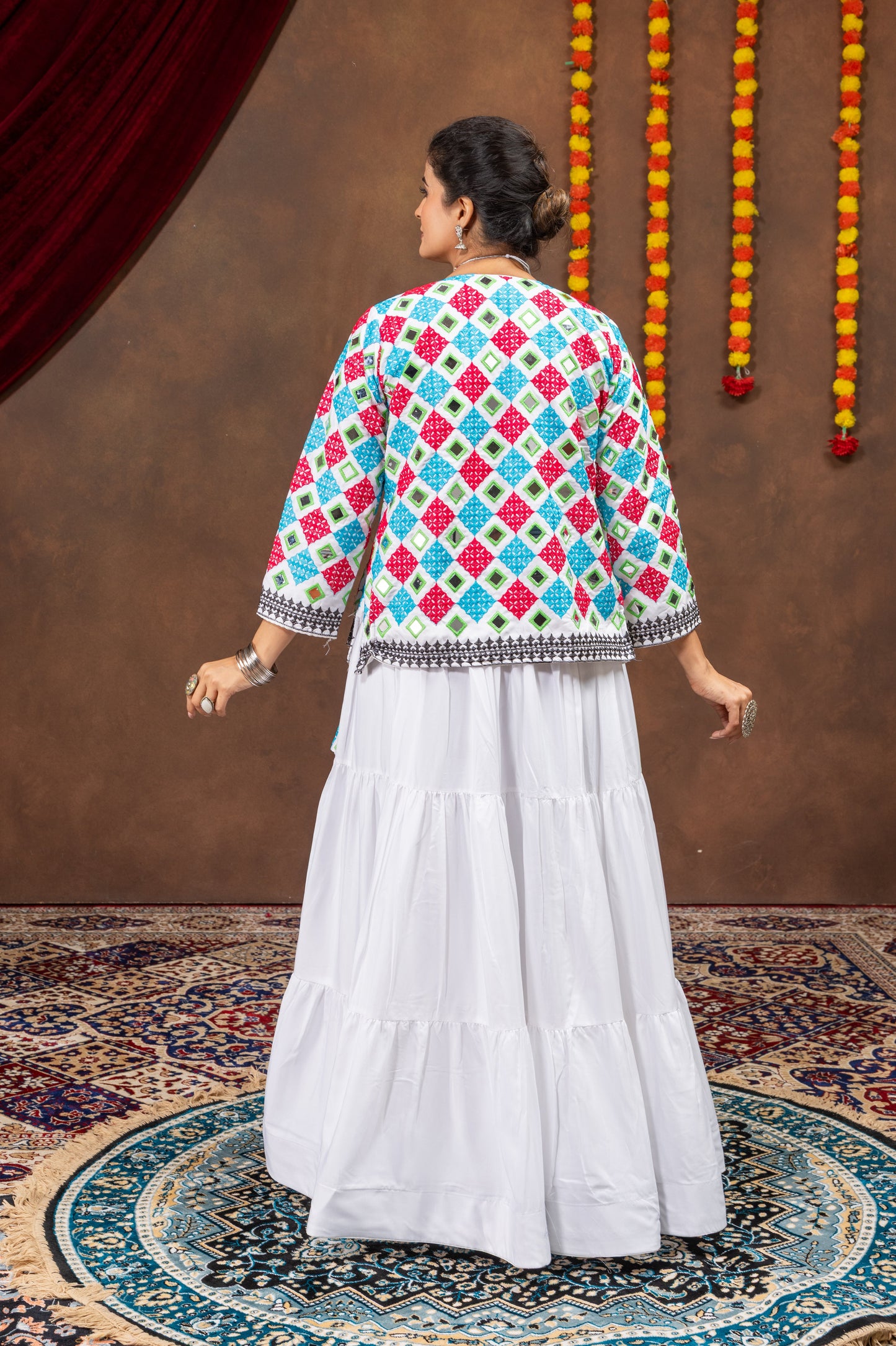 Ivory Mirror Muse Lehenga Koti Set