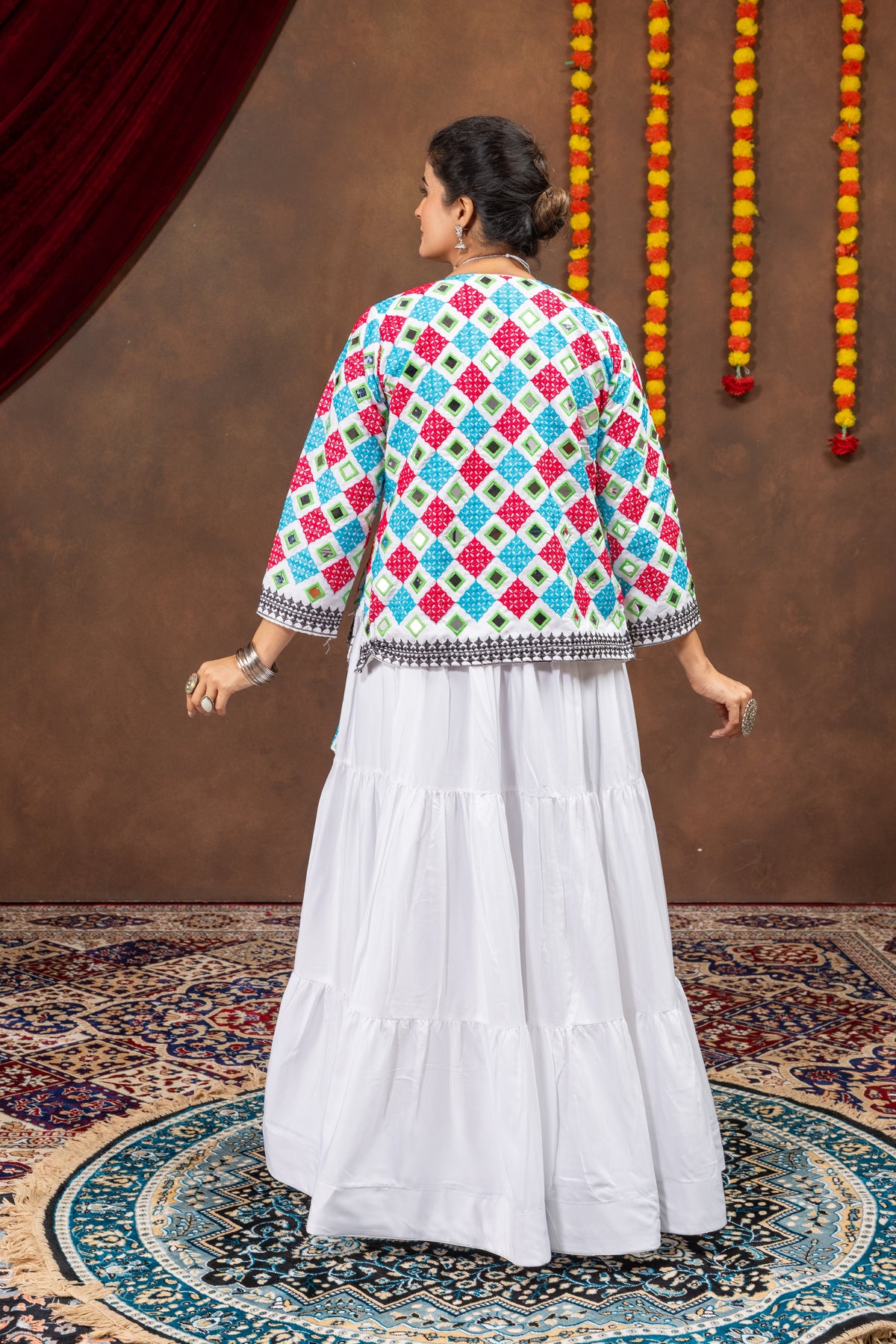 Ivory Mirror Muse Lehenga Koti Set