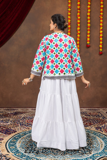 Ivory Mirror Muse Lehenga Koti Set