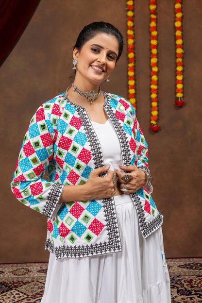 Ivory Mirror Muse Lehenga Koti Set