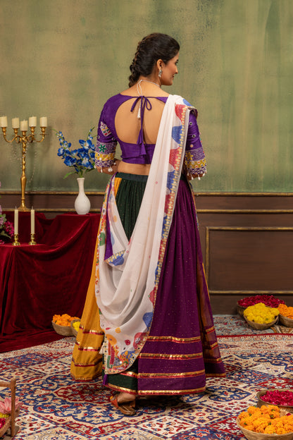 Rainbow Mirror Royale Lehenga Set