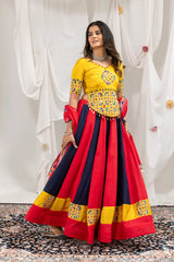 Crimson Midnight Mirror Lehenga Set