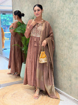 Mul Chanderi Suit Set