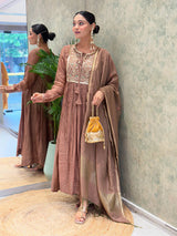 Mul Chanderi Suit Set