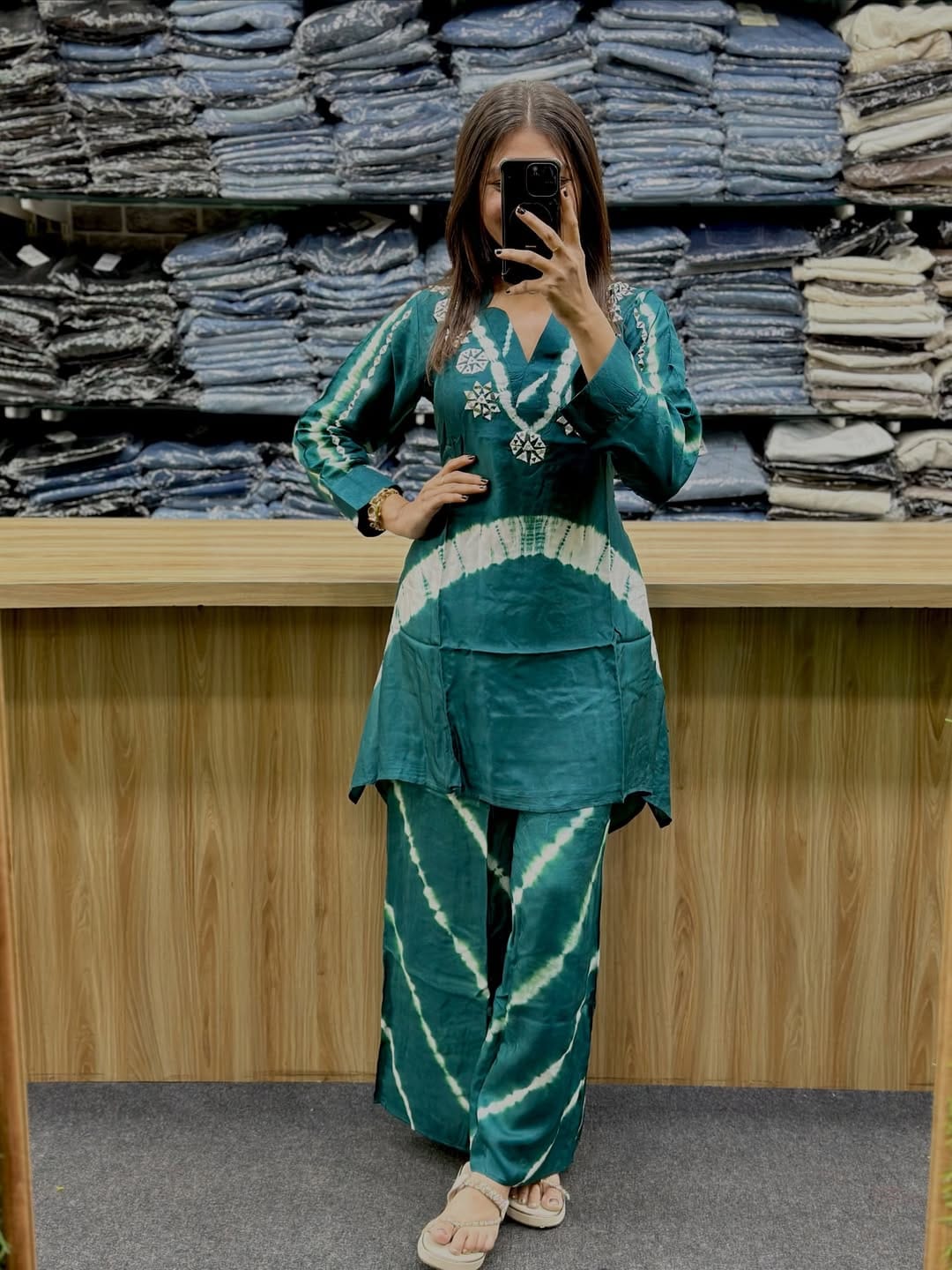 Teal Green Cord Set