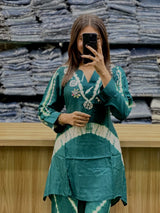 Teal Green Cord Set
