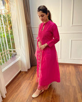 New Lunching Pure Chanderi Kurtipent