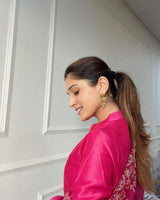 New Lunching Pure Chanderi Kurtipent