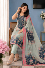 Floral Printed Straight Kurta Pant Set