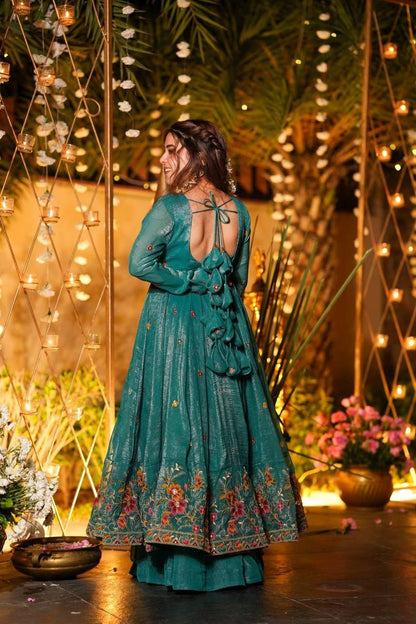 Rama Soft Crunchy Silk Anarkali Suit Set